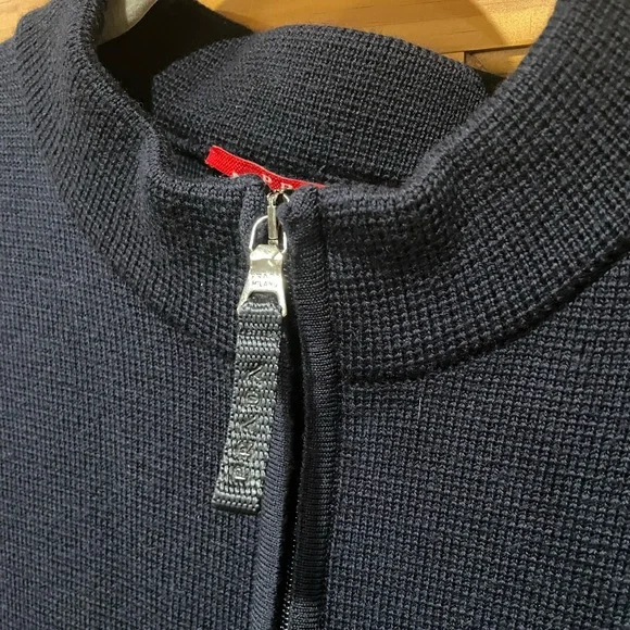 Prada Wool Zip Cardigan